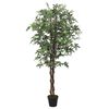 vidaXL Konstv&auml;xt l&ouml;nntr&auml;d 504 blad 150 cm gr&ouml;n