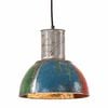 vidaXL H&auml;nglampa industriell 25 W flerf&auml;rgad rund 28,5 cm E27