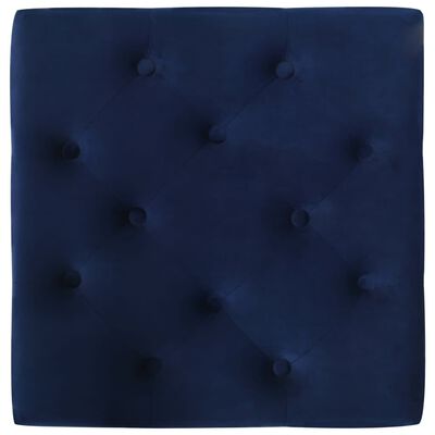 vidaXL Pall marinblå 60x60x36 cm sammet