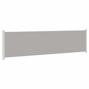 vidaXL Inf&auml;llbar sidomarkis 614x160 cm gr&aring;
