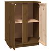 vidaXL Skänk honungsbrun 60x35x80 cm massiv furu