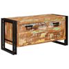 vidaXL Skosk&aring;p 90 x 38 x 45 cm Massivt &aring;tervunnet tr&auml; Brun