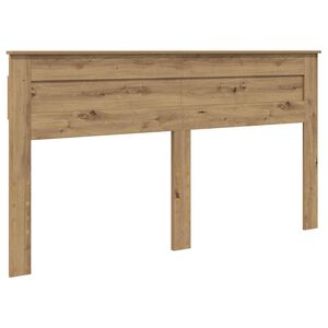 vidaXL Huvudgavel Artisan Ek Konstruerat tr&auml;