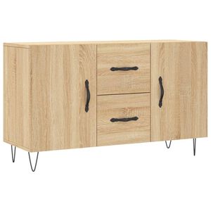 vidaXL Sk&auml;nk sonoma-ek 100x36x60 cm konstruerat tr&auml;