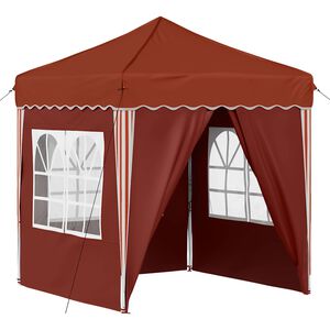 vidaXL Pop-up Partyt&auml;lt Terracotta 195 x 195 x 245 cm Oxford Tyg