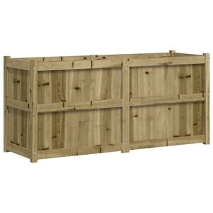 vidaXL Odlingsl&aring;da 150x50x70 cm impregnerat furu