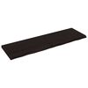 vidaXL B&auml;nkskiva badrum m&ouml;rkbrun 200x60x(2-6) cm behandlat massivt tr&auml;