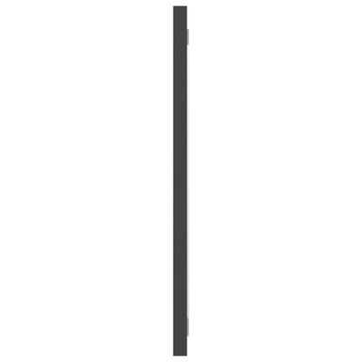 vidaXL Badrumsspegel grå 80x1,5x37 cm spånskiva