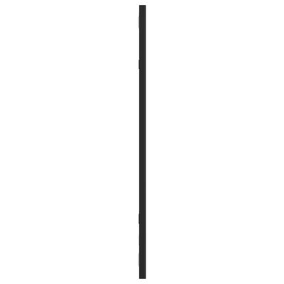 vidaXL Väggspegel svart 30x60 cm rektangulär järn