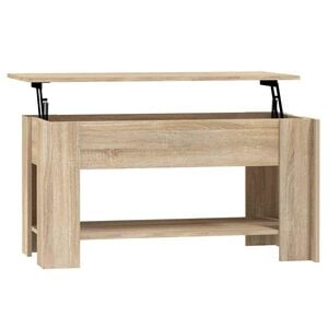 vidaXL Soffbord sonoma-ek 101x49x52 cm konstruerat tr&auml;
