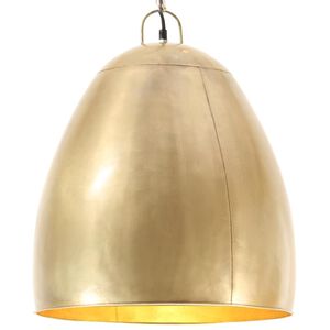 vidaXL H&auml;nglampa industriell 25 W m&auml;ssing rund 42 cm E27