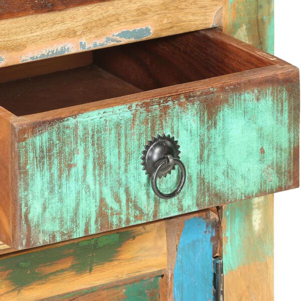 vidaXL Skänk 70x35x65 cm massivt återvunnet trä