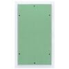 vidaXL &Aring;tkomstpanel Gr&ouml;n och Silver 35 x 55 cm Aluminium och gips