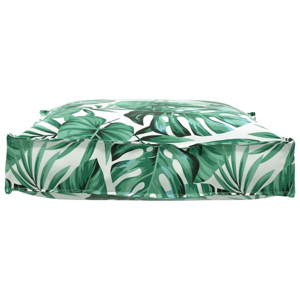 vidaXL Kudde Löv Bladmönster 70 x 70 x 12 cm Oxford Tyg