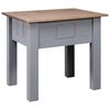 vidaXL S&auml;ngbord gr&aring; 50,5x50,5x52,5 cm furu panama