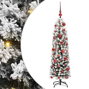 vidaXL Konstgjord julgran Gr&ouml;n 120 cm PVC och st&aring;l och plast