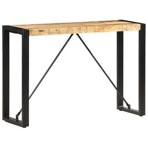 vidaXL Avlastningsbord 110x35x76 cm massivt mangotr&auml;