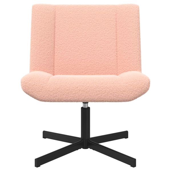 vidaXL Skrivstol Rosa 63 x 75 x 76 cm Sheepskin