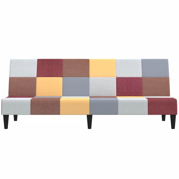 vidaXL B&auml;ddsoffa 2-sits tyg