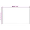 vidaXL Tältmatta sandfärgat 300x600 cm HDPE