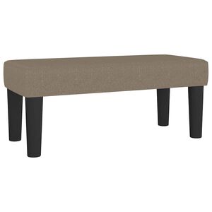 vidaXL b&auml;nk Taupe 70 x 30 x 30 cm tyg