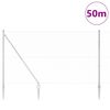 vidaXL St&auml;ngselstolpe Silver 50 x 1,6 m (36 mm n&auml;t) St&aring;l