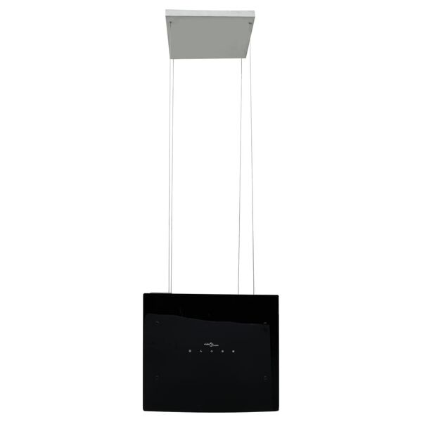 vidaXL Köksfläkt för köksö med touchsensor LCD härdat glas