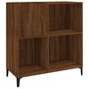 vidaXL Stereob&auml;nk brun ek 84,5x38x89 cm konstruerat tr&auml;