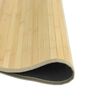 vidaXL Matta rund ljus naturlig 80 cm bambu