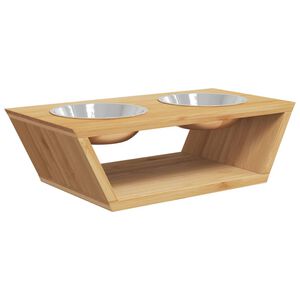 vidaXL Upph&ouml;jda hundsk&aring;lar 35,5x18x10,5 cm bambu