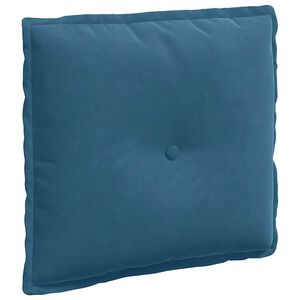 vidaXL Ryggkudde Bl&aring; 50 x 45 cm Kordread tyg