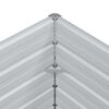 vidaXL Odlingsl&aring;da upph&ouml;jd galvaniserat st&aring;l 240x80x77 cm silver