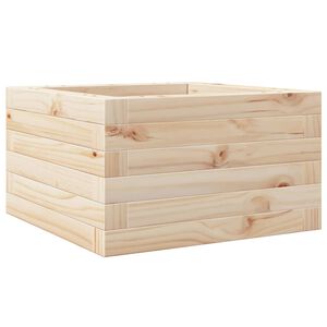 vidaXL Odlingsl&aring;da 40x40x23 cm massivt furutr&auml;
