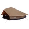 vidaXL Familjet&auml;lt Brun 12-Person Polyester / Bomull
