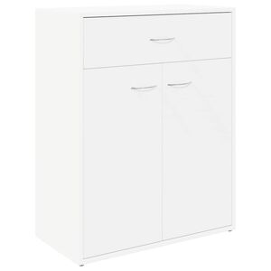 vidaXL Sk&auml;nk vit 60x30x75 cm konstruerat tr&auml;