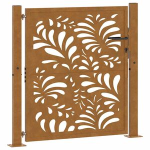 vidaXL Tr&auml;dg&aring;rdsgrind 100x100 cm v&auml;derbest&auml;ndig st&aring;lv&aring;gdesign