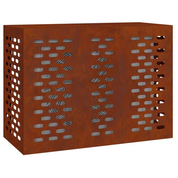vidaXL T&auml;ckning f&ouml;r Luftkonditionering Rostig 110 x 50 x 80 cm