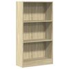 vidaXL Bokhylla sonoma-ek 60x24x109 cm konstruerat tr&auml;