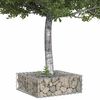 vidaXL Gabion upph&ouml;jd s&auml;ng Silver 60 x 60 x 20 cm Galvaniserat St&aring;l