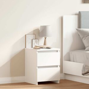vidaXL S&auml;ngbord vit 30x30x40 cm konstruerat tr&auml;