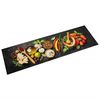 vidaXL K&ouml;ksmatta maskintv&auml;ttbar kryddor 45x150 cm sammet