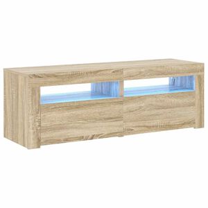 vidaXL TV-b&auml;nk med LED-belysning sonomaek 120x35x40 cm