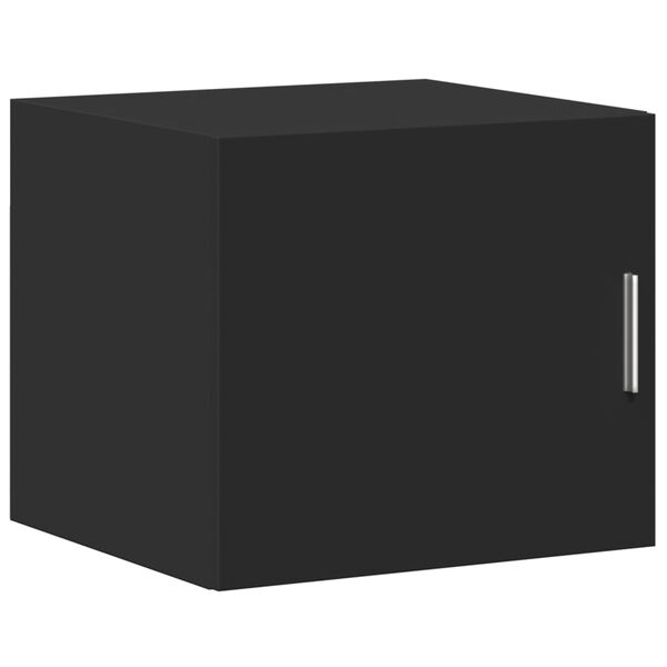 vidaXL V&auml;ggsk&aring;p svart 45x42,5x40 cm konstruerat tr&auml;