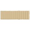vidaXL Solsängsdyna melerad beige 200x60x4 cm tyg