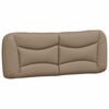 vidaXL Bed with Mattress "Hvar" Cappuccino 120x200 cm Faux Leather