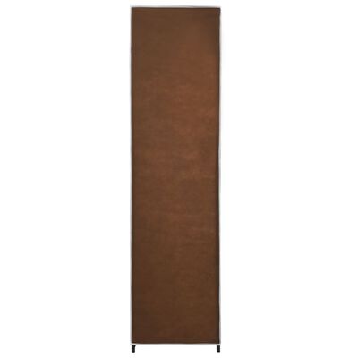 vidaXL Garderob med 4 utrymmen brun 175x45x170 cm