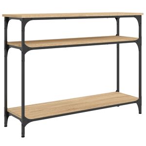 vidaXL Avlastningsbord sonoma ek 100x29x75 cm konstruerat tr&auml;