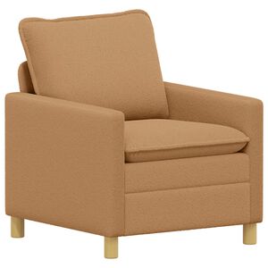 vidaXL Soffa Beige 76 x 81 x 87,5 cm Tyg