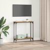 vidaXL Konsolbord Gammalt tr&auml; 75 x 22,5 x 75 cm Konstruerat tr&auml;