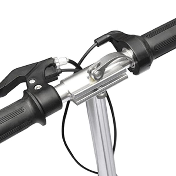 vidaXL Elektrisk sparkcykel med sadel 120 W svart